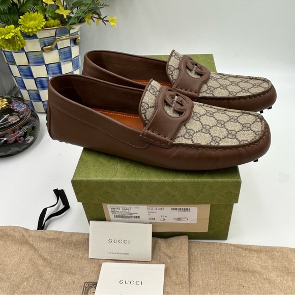 Men’s Gucci, Ayrton driver loafer size 11.5 made in Italy - Picture 9 of 10